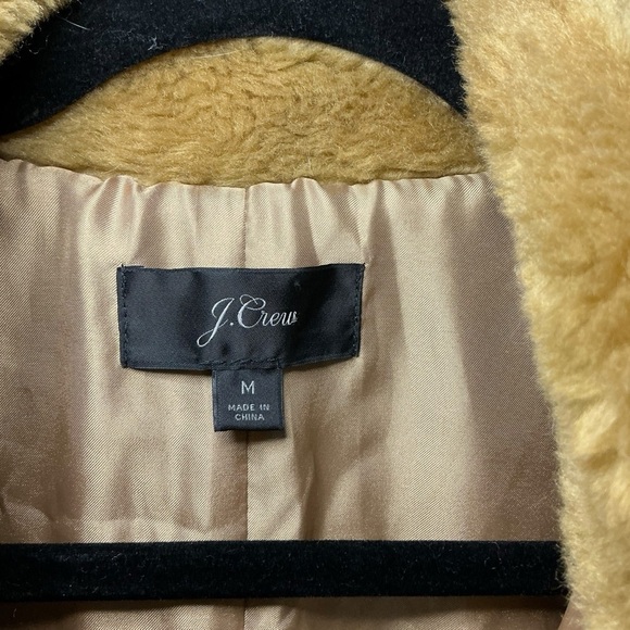 J. Crew Tan Faux Fur Vest - Picture 4 of 5